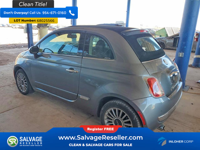 Used 2012 FIAT 500 Lounge w/ Luxury Leather Pkg FWD image 3