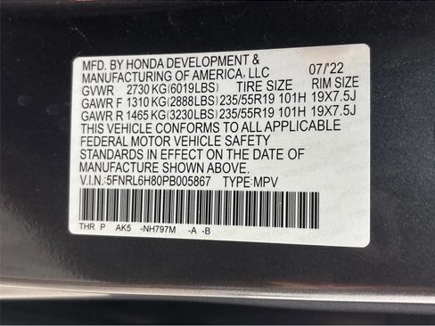 Used 2023 Honda Odyssey Touring image 28