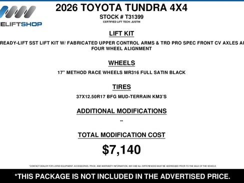 Used 2026 Toyota Tundra Limited image 2