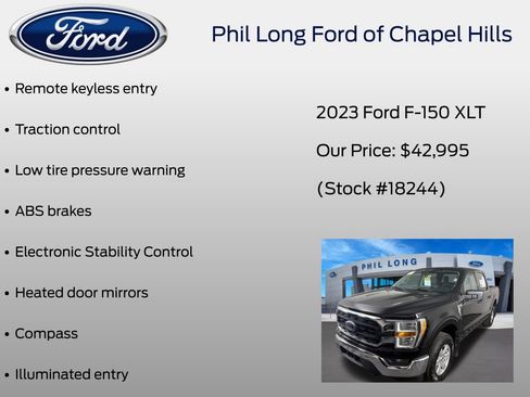 Certified 2023 Ford F150 XLT w/ Equipment Group 301A Mid AWD/4WD image 35