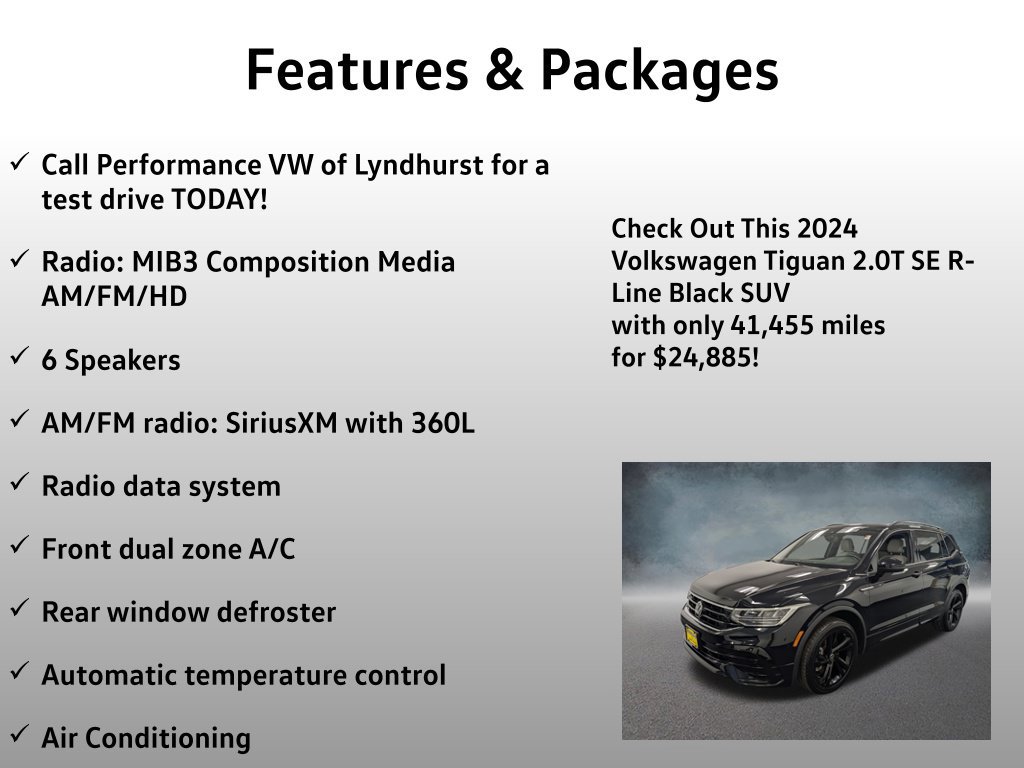 Used 2024 Volkswagen Tiguan SE R-Line FWD image 4