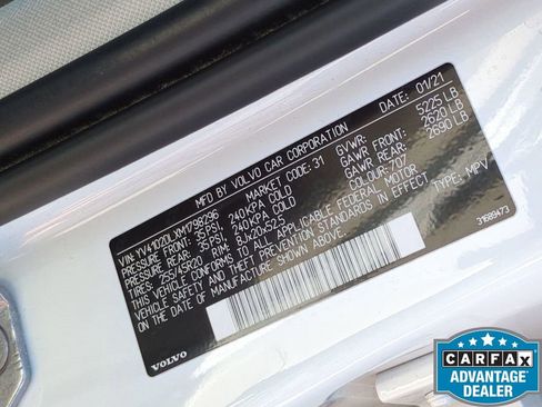 Used 2021 Volvo XC60 T5 Inscription w/ Protection Package Premier image 32