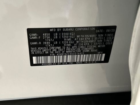 New 2025 Subaru Outback Premium w/ Popular Package #1A image 16