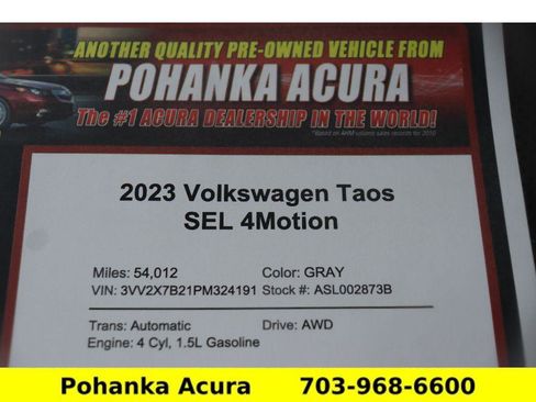 Used 2023 Volkswagen Taos SEL image 41