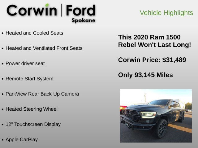 Used 2020 RAM 1500 Sport w/ Alpine Leather & Sound Group AWD/4WD image 6