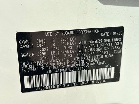 Used 2023 Subaru Ascent Limited AWD/4WD image 34