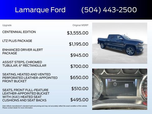 Used 2018 Chevrolet Silverado 1500 LTZ Z71 w/ Centennial Edition image 2