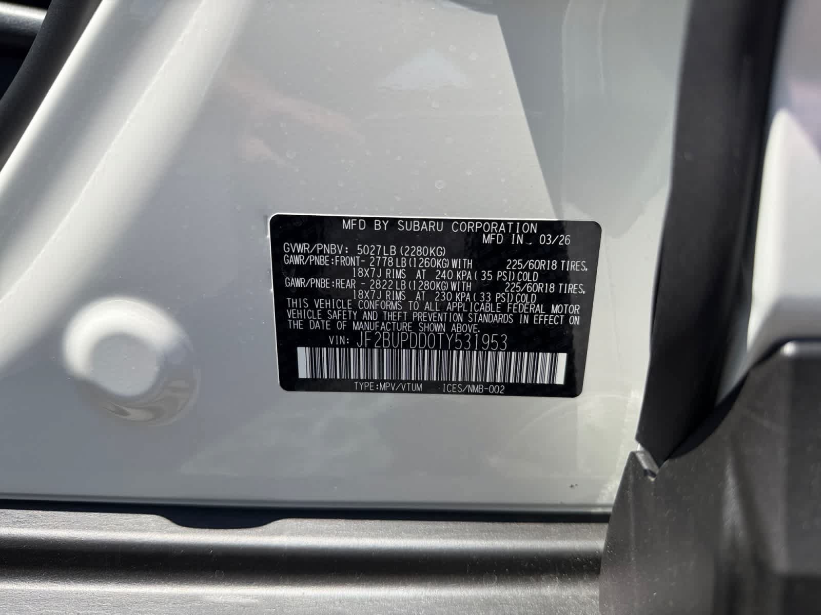 New 2026 Subaru Outback Limited AWD/4WD image 25