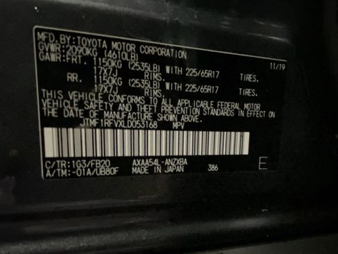 Used 2020 Toyota RAV4 LE w/ All Weather Liner Package image 27