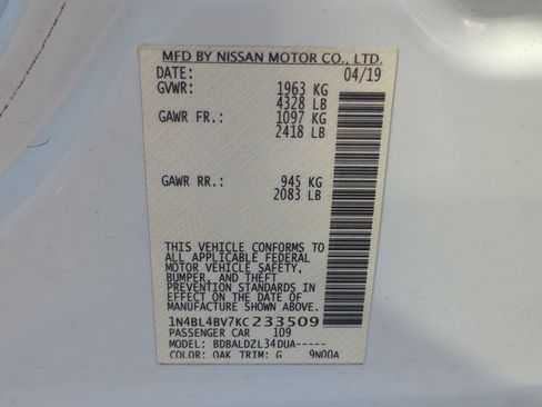 Used 2019 Nissan Altima 2.5 S image 33