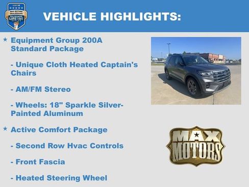 New 2026 Ford Explorer Active w/ Active Comfort Package AWD/4WD image 6