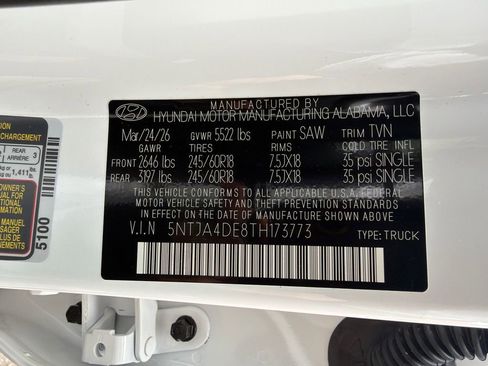 New 2026 Hyundai Santa Cruz SE FWD image 33