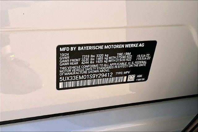 Used 2025 BMW X7 M60i w/ Executive Package AWD/4WD image 36