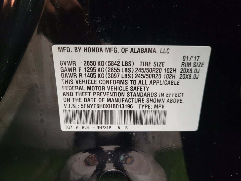 Used 2017 Honda Pilot Elite image 33