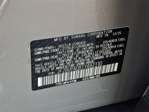New 2026 Subaru Outback Premium image 21
