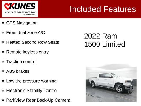 Used 2022 RAM 1500 Limited AWD/4WD image 3