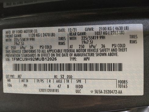 Used 2021 Ford Escape SEL w/ SEL Stealth AWD Package image 33