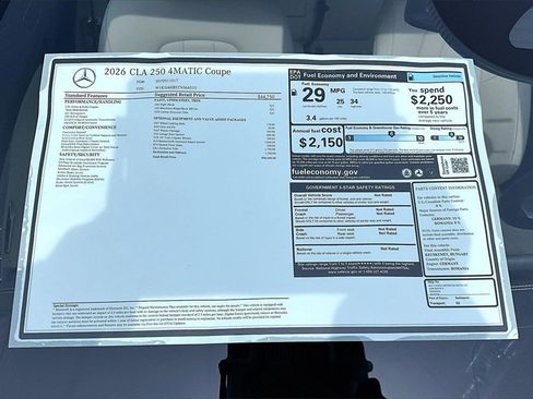 New 2026 Mercedes-Benz CLA 250 4MATIC image 14