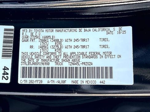 New 2025 Toyota Tacoma SR5 image 21