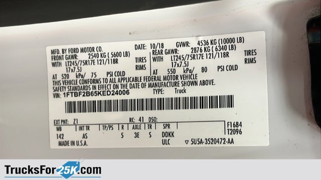 Used 2019 Ford F250 XL w/ XL Value Package AWD/4WD image 25