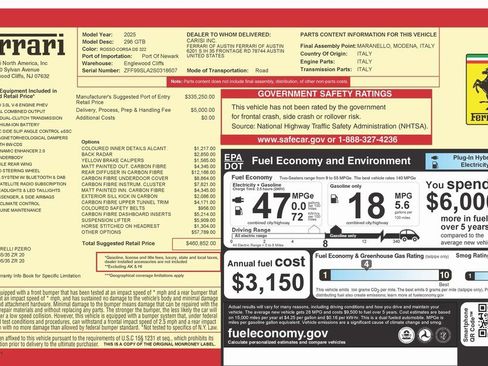 Certified 2025 Ferrari 296 GTB image 42