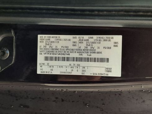 Used 2018 Ford F150 XLT w/ Equipment Group 302A Luxury image 18