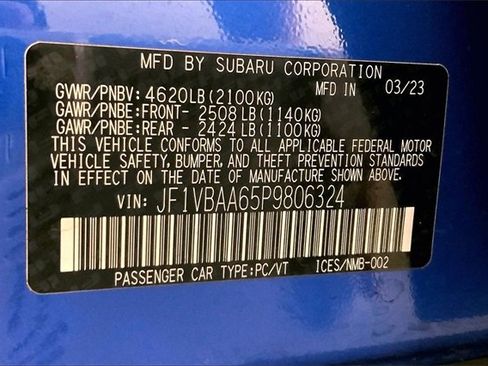 Used 2023 Subaru WRX image 8