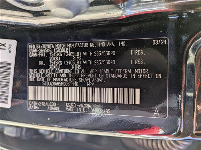 Used 2021 Toyota Highlander XSE FWD image 27