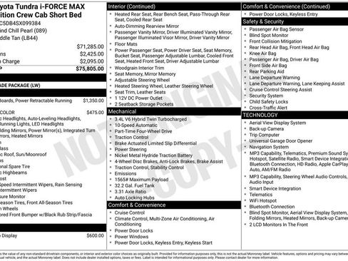 Used 2025 Toyota Tundra 1794 Edition AWD/4WD image 5