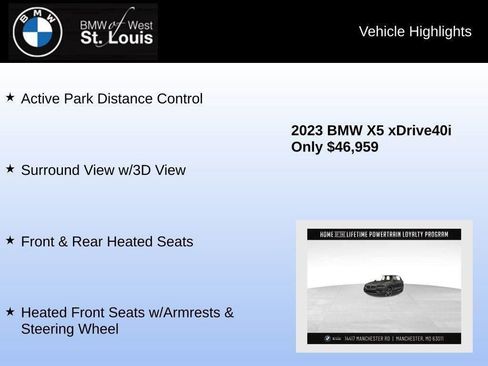 Used 2023 BMW X5 xDrive40i w/ Climate Comfort Package image 44