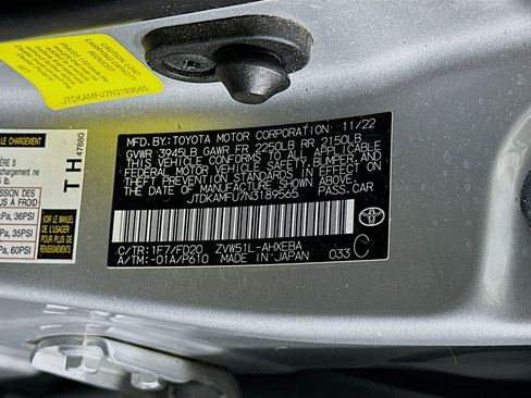 Used 2022 Toyota Prius LE image 12