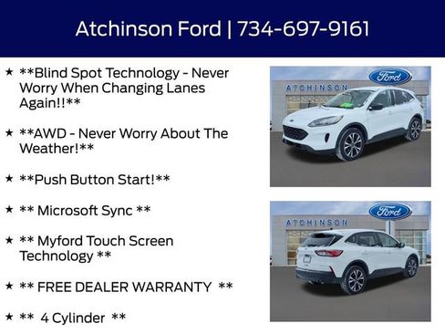 Certified 2022 Ford Escape SE w/ SE Sport Appearance Package image 8
