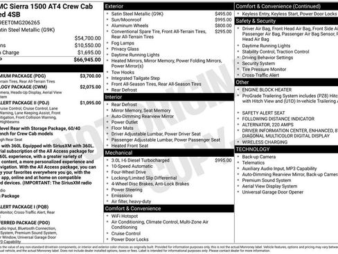 Used 2021 GMC Sierra 1500 AT4 w/ AT4 Premium Package AWD/4WD image 3