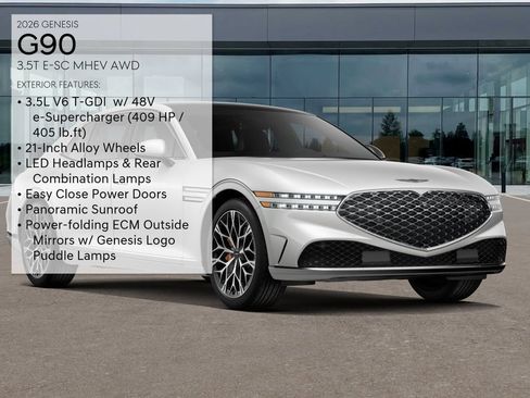 New 2026 Genesis G90 3.5T AWD/4WD image 3