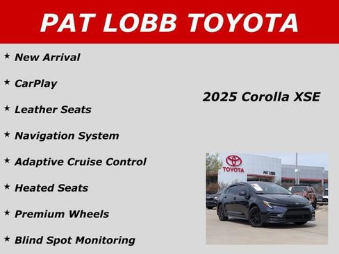 Used 2025 Toyota Corolla XSE image 37