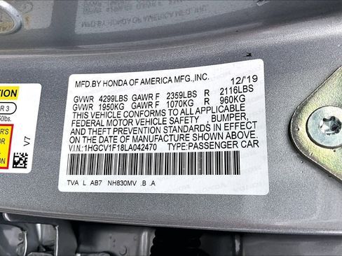 Used 2020 Honda Accord LX image 33