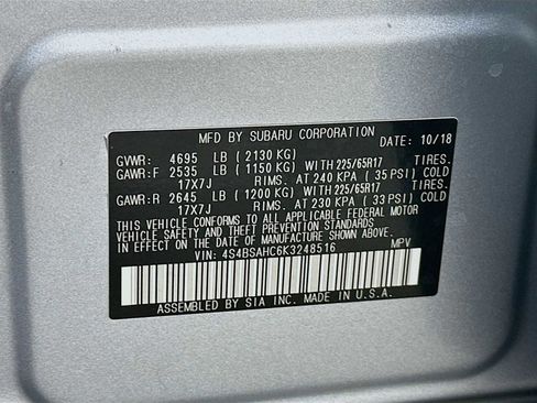 Used 2019 Subaru Outback 2.5i Premium image 30