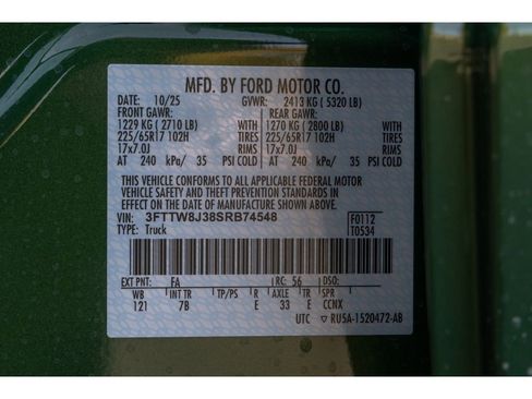 New 2025 Ford Maverick XLT w/ Equipment Group 301A image 30