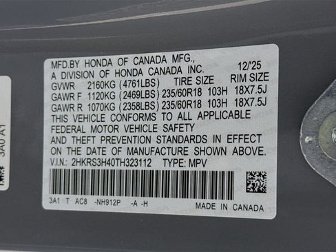 New 2026 Honda CR-V EX image 37