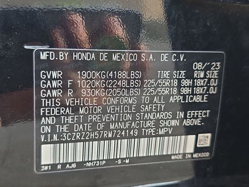 Used 2024 Honda HR-V Sport image 35