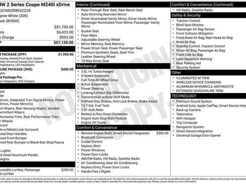 Used 2024 BMW M240i xDrive Coupe w/ Premium Package image 1