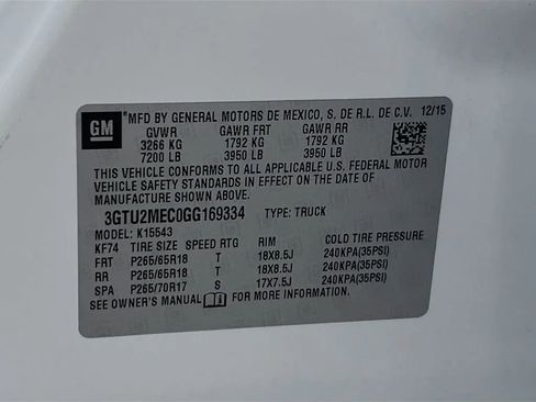 Used 2016 GMC Sierra 1500 SLE w/ SLE Value Package image 30