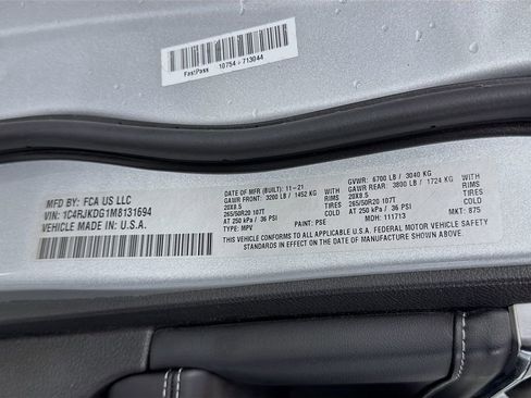 Used 2021 Jeep Grand Cherokee L Overland image 47