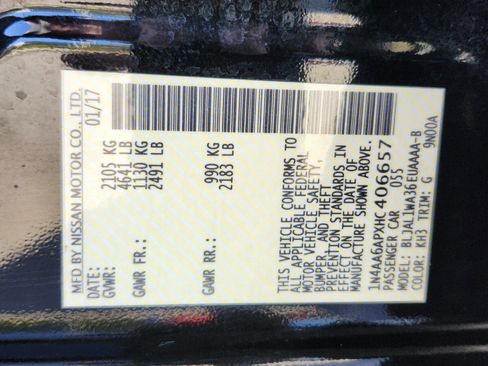 Used 2017 Nissan Maxima SR w/ Midnight Edition image 27