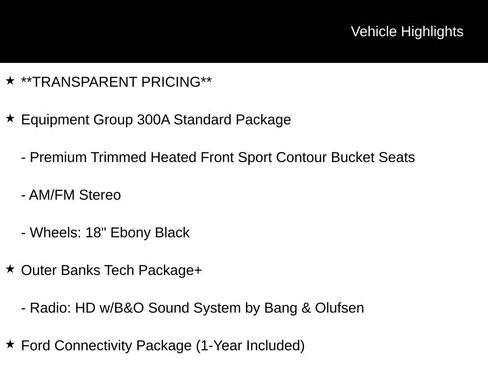 New 2026 Ford Bronco Sport Outer Banks w/ Outer Banks Tech Package+ AWD/4WD image 6
