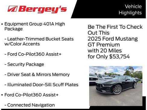 New 2025 Ford Mustang GT Premium image 5
