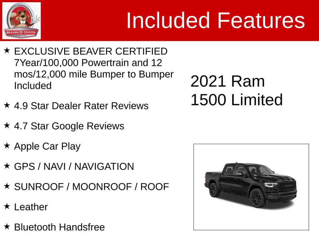 Used 2021 RAM 1500 Limited w/ Night Edition RWD image 4