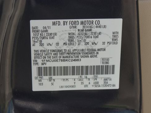 Used 2011 Ford Escape Limited FWD image 18