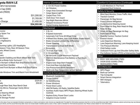 Certified 2025 Toyota RAV4 LE image 32