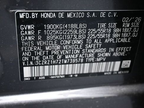 New 2026 Honda HR-V EX-L image 7